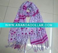 Wholesale beaded scarf,jewerly scarf