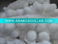 High-elastic polyester colorful pompon for accessories.