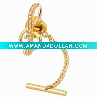 Wholesale Treble Clef with Crystals Tie Tack
