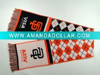 Wholesale tatting acrylic jacquard scarves
