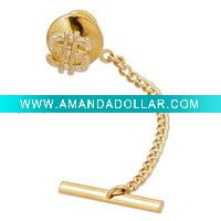 USD Tie Pin with Chain