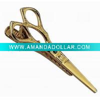 Hair Tie Clip with Scissors
