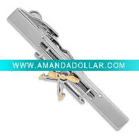 Two Tone Plating Tie Clips