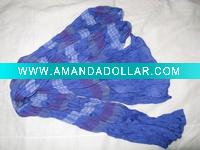 Wholesale checked viscose scarves yarn dyed