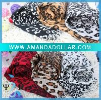 Wholesale Leopard print elastic scarf WJ-1027