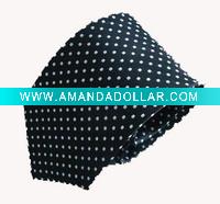 men's microfiber dot tie