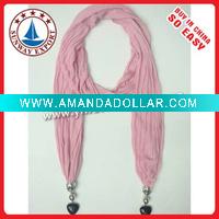 Wholesale Scarf,100% polyester pendant scarf,popular fashion pendant polyester scarf