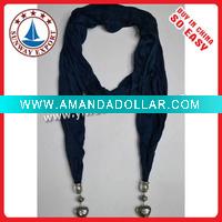 Wholesale Scarf,100% polyester pendant scarf,popular fashion pendant polyester scarf