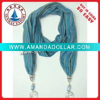 Wholesale Scarf,100% polyester pendant printed scarf,popular fashion pendant polyester printed scarf