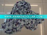 Printed fashion chiffon scarf