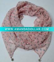 Wholesale 100% Chiffon scarf,Printed fashion silk chiffon scarf