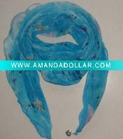 Wholesale 100% Chiffon scarf,Printed fashion silk chiffon scarf