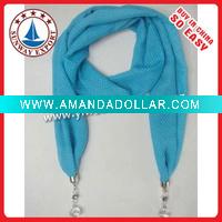 Wholesale Scarf,100% chiffon pendant scarf,popular fashion pendant chiffon scarf