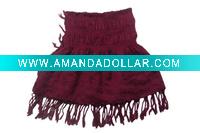 Wholesale Newest Viscose Crepe Elastic Scarf