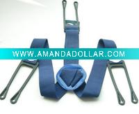 Wholesale Elastic Suspender with metal adjustable clip and plastic buckles