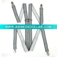 Wholesale Four Suspender with Metal Clip