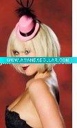 Wholesale 2011 stylish lady's mini top hat/hair clips