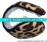 Wholesale Best price leopard macrotrichium warmer earflap.