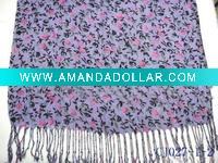 Wholesale Long Printed Scarf with fringe