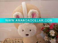 Wholesale plush kids rabbit earmuffs