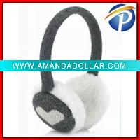 Wholesale 2010 New Knitting Wool Grey Ear Muffs