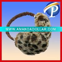 Wholesale Fur Fashion Warm Leopard Earmuffs