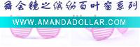 Wholesale Promotional sunglasses party glasses shutter shades eyewear