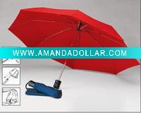 Wholesale promotion umbrella! 3-folding umbrella size 21".