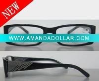 2011 newest fashion style brand plastic reading glasses for men and women