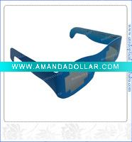 Fashional Disposable Linear Polarized Anaglyphic Eyewear