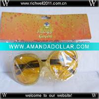 Wholesale hot-sale funky party glasses with gold powder