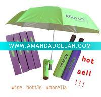 Wholesale Hot sell wine bottle shape umbrella
