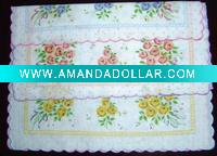 one design three colors handkerchief