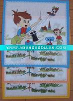 printed cotton handkerchief