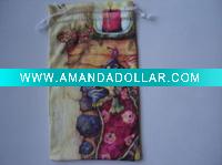 Wholesale microfiber bag with drawstring
