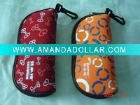 Wholesale neoprene glasses case bag with full printing