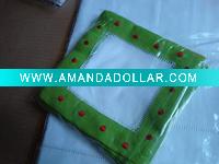 Wholesale linen napkin with embroidery and hemstitch