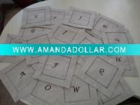 Wholesale linen napkin with embroidery and hemstitch