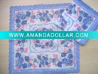 Wholesale 100% cotton printed handkerchief