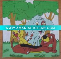 Wholesale cartoon kids handkerchief
