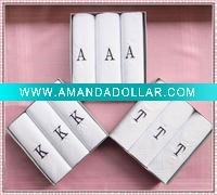 Wholesale Men's Initialed handkerchief