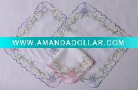 Embroidered handkerchiefs