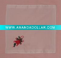 Wholesale Christmas Embroidered handkerchief