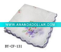 lady printed handkerchief