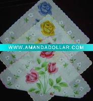 lady's printed handkerchiefs