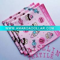 Wholesale Top grade cartoon children 100% cotton handkerchief