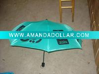Wholesale 2 folding AD umbrella(garten umbrella)