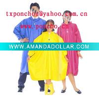 Wholesale Adult PVC Rain Poncho/raincoat/ poncho