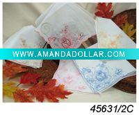 Wholesale linen ladies handkerchief napkin