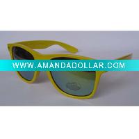 Max II Transparent Wayfarer Sunglasses with Mirror Lens